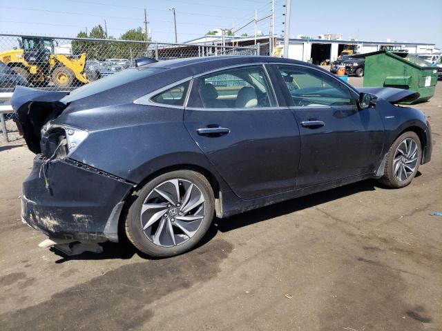 19XZE4F94KE002463 - 2019 HONDA INSIGHT TOURING BLUE photo 3