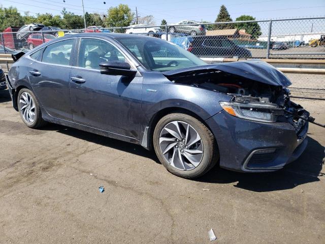 19XZE4F94KE002463 - 2019 HONDA INSIGHT TOURING BLUE photo 4