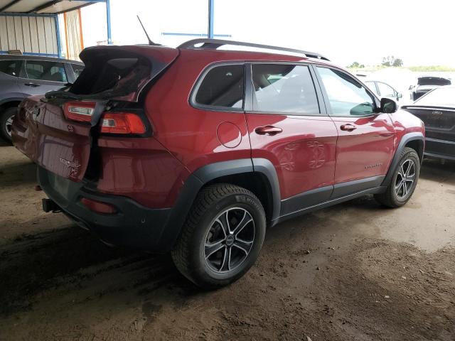 1C4PJMBSXEW187477 - 2014 JEEP CHEROKEE TRAILHAWK MAROON photo 3