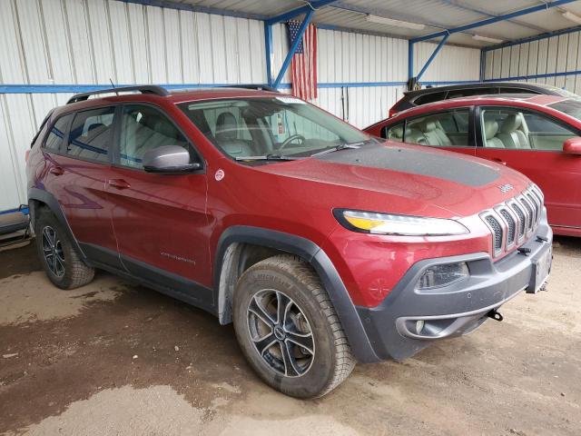 1C4PJMBSXEW187477 - 2014 JEEP CHEROKEE TRAILHAWK 栗色 照片 4