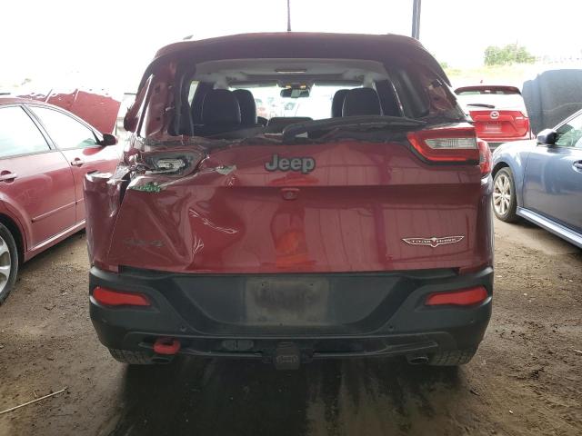 1C4PJMBSXEW187477 - 2014 JEEP CHEROKEE TRAILHAWK MAROON photo 6