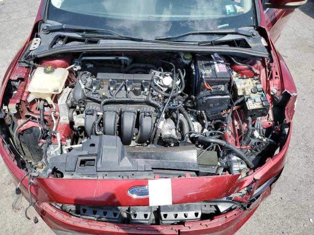 1FADP3N2XGL236243 - 2016 FORD FOCUS TITANIUM RED photo 11