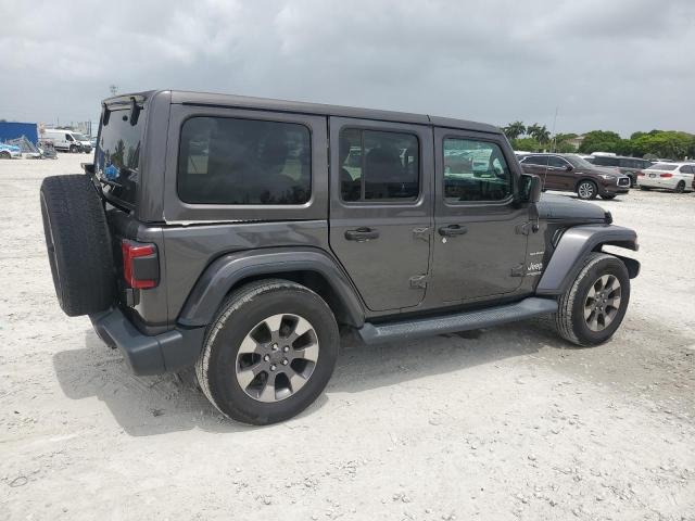 1C4HJXEGXJW185106 - 2018 JEEP WRANGLER UNLIMITED SAHARA Մոխրագույն լուսանկար 3