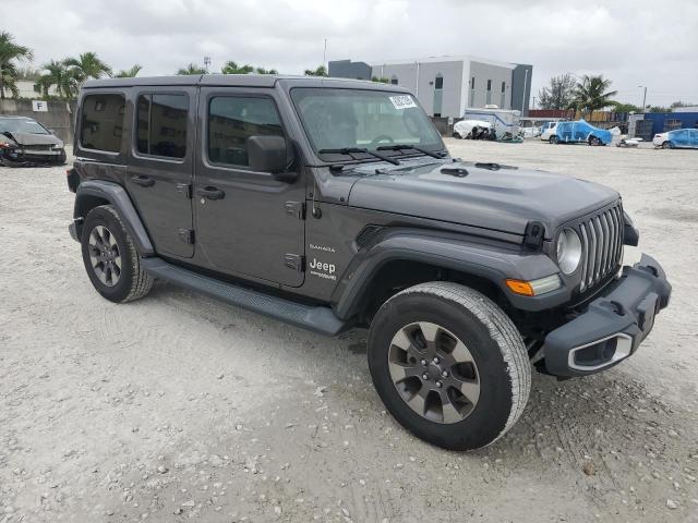 1C4HJXEGXJW185106 - 2018 JEEP WRANGLER UNLIMITED SAHARA Մոխրագույն լուսանկար 4