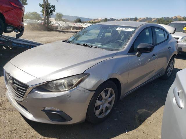 JM1BM1T75F1245388 - 2015 MAZDA 3 SV SILVER photo 1