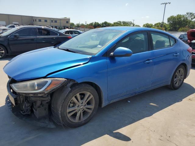 KMHD84LF6HU137851 - 2017 HYUNDAI ELANTRA SE BLUE photo 1