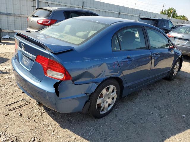 2HGFA1F58BH506580 - 2011 HONDA CIVIC LX BLUE photo 3