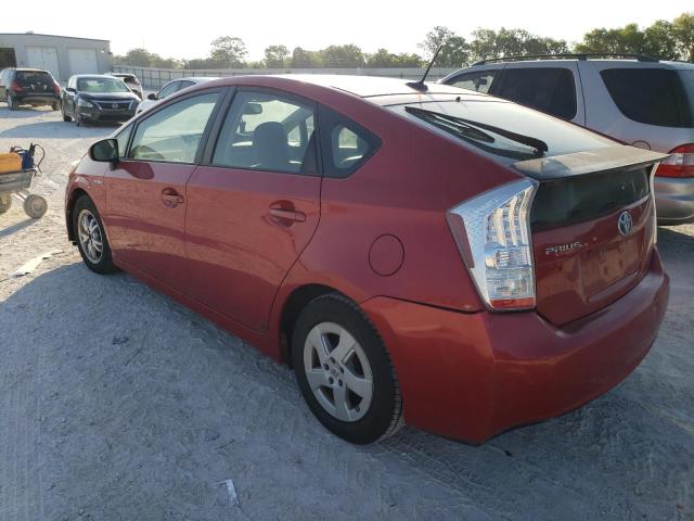 JTDKN3DU6A0086196 - 2010 TOYOTA PRIUS RED photo 2