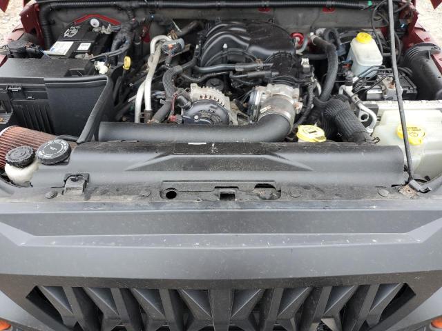 1C4AJWAG7CL105511 - 2012 JEEP WRANGLER SPORT BURGUNDY photo 12