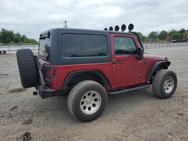 1C4AJWAG7CL105511 - 2012 JEEP WRANGLER SPORT BURGUNDY photo 3