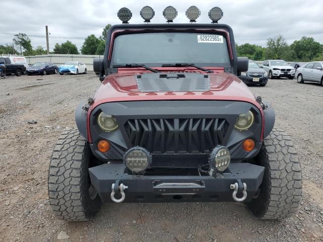 1C4AJWAG7CL105511 - 2012 JEEP WRANGLER SPORT BURGUNDY photo 5