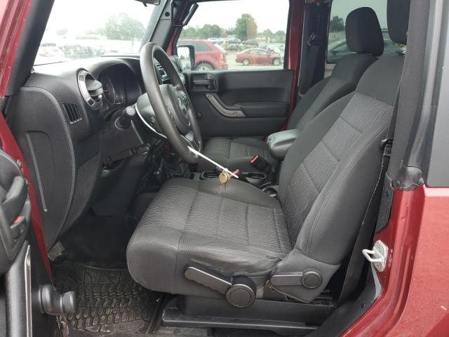 1C4AJWAG7CL105511 - 2012 JEEP WRANGLER SPORT BURGUNDY photo 7