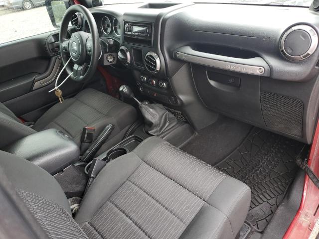 1C4AJWAG7CL105511 - 2012 JEEP WRANGLER SPORT BURGUNDY photo 8