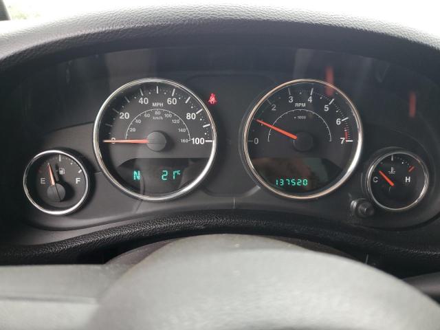 1C4AJWAG7CL105511 - 2012 JEEP WRANGLER SPORT BURGUNDY photo 9