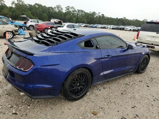 1FA6P8CF3F5391845 - 2015 FORD MUSTANG GT BLUE photo 3