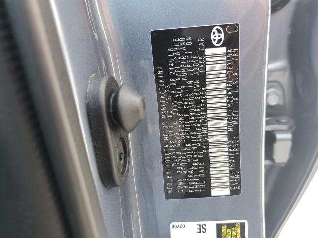 5YFB4MDE7RP121654 - 2024 TOYOTA COROLLA LE 灰色 照片 13