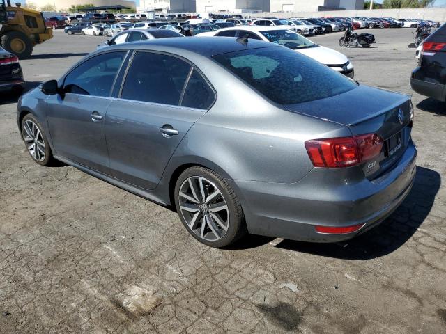 3VW5T7AJ9EM375660 - 2014 VOLKSWAGEN JETTA GLI GRAY photo 2