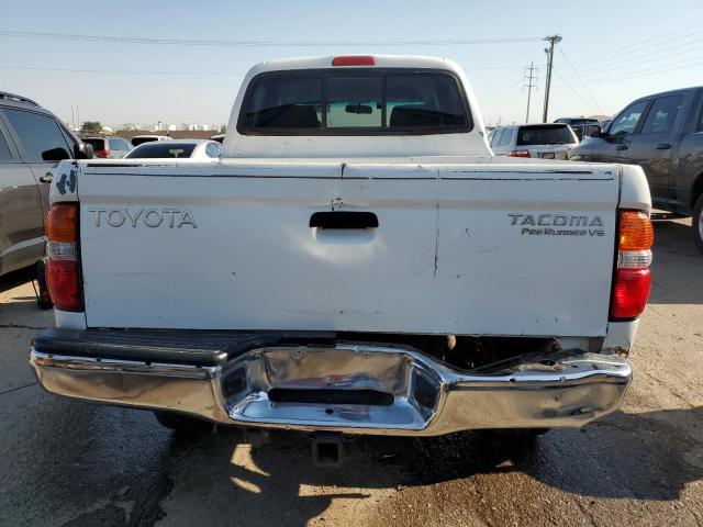 5TEGN92N62Z006756 - 2002 TOYOTA TACOMA DOUBLE CAB PRERUNNER WHITE photo 6