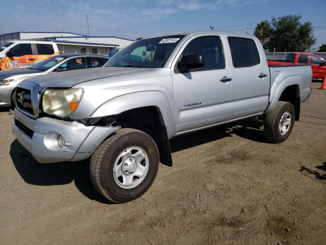 5TEJU62N28Z506543 - 2008 TOYOTA TACOMA DOUBLE CAB PRERUNNER SILVER photo 1