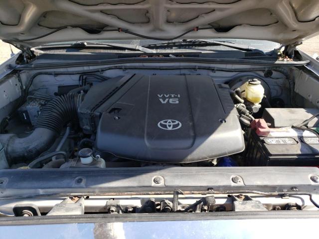 5TEJU62N28Z506543 - 2008 TOYOTA TACOMA DOUBLE CAB PRERUNNER SILVER photo 11