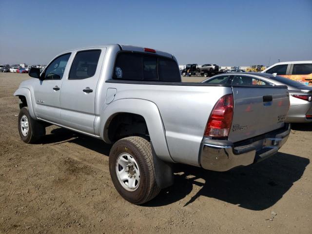 5TEJU62N28Z506543 - 2008 TOYOTA TACOMA DOUBLE CAB PRERUNNER SILVER photo 2
