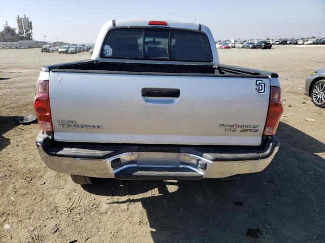 5TEJU62N28Z506543 - 2008 TOYOTA TACOMA DOUBLE CAB PRERUNNER SILVER photo 6