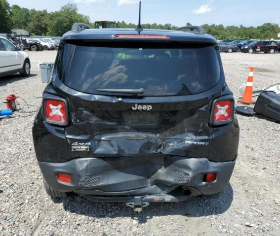 ZACCJBAB3HPG63607 - 2017 JEEP RENEGADE SPORT BLACK photo 6