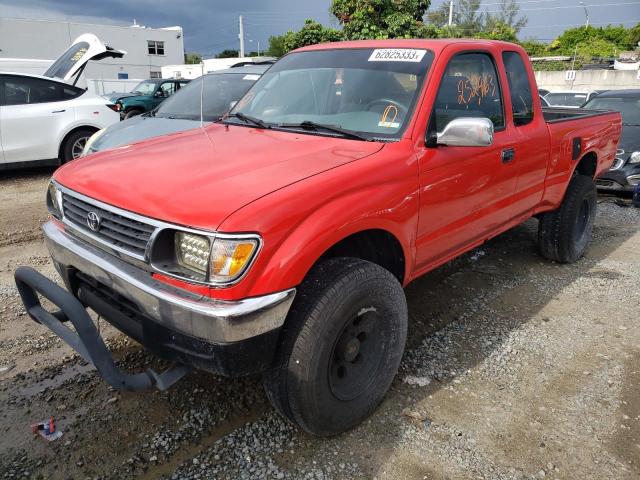 4TAVN73K1SZ005182 - 1995 TOYOTA TACOMA XTRACAB SR5 RED photo 1