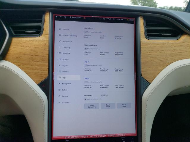 5YJSA1E29LF411036 - 2020 TESLA MODEL S Ağ foto 9