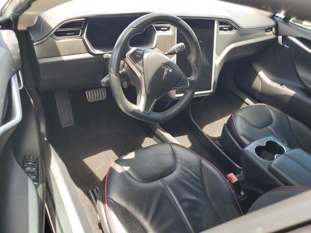 5YJSA1H13EFP40997 - 2014 TESLA MODEL S BLUE photo 8