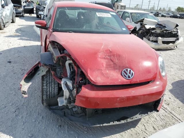 3VWJ07AT7EM659698 - 2014 VOLKSWAGEN BEETLE RED photo 5