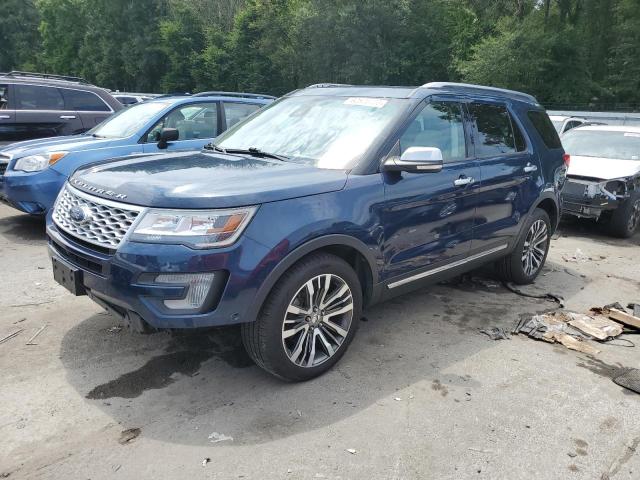 1FM5K8HTXGGC55135 - 2016 FORD EXPLORER PLATINUM BLUE photo 1