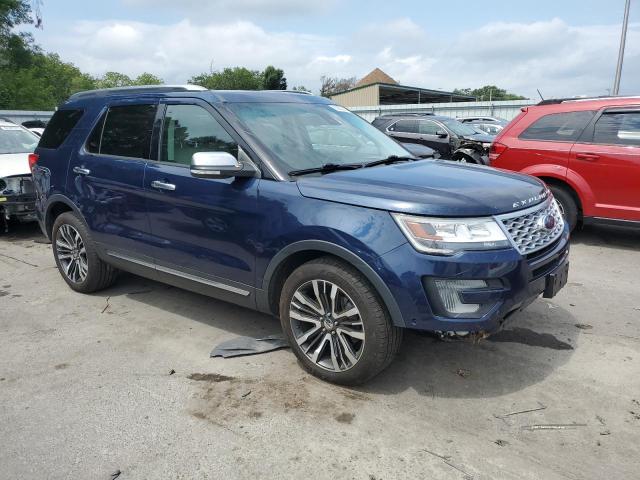 1FM5K8HTXGGC55135 - 2016 FORD EXPLORER PLATINUM BLUE photo 4