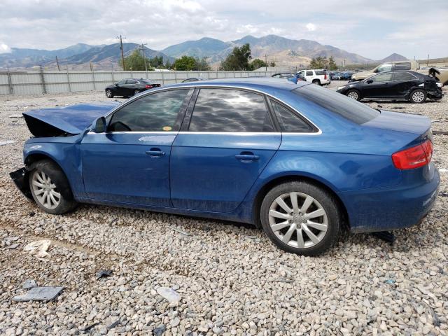 WAULK78K89N007507 - 2009 AUDI A4 3.2 QUATTRO BLUE photo 2