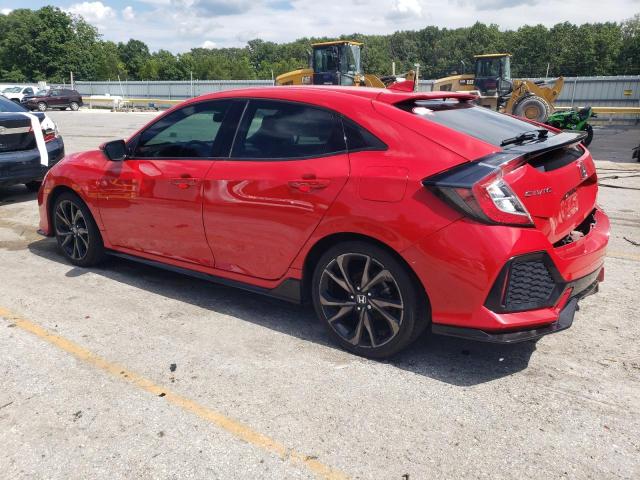 SHHFK7H96JU213410 - 2018 HONDA CIVIC SPORT TOURING RED photo 2