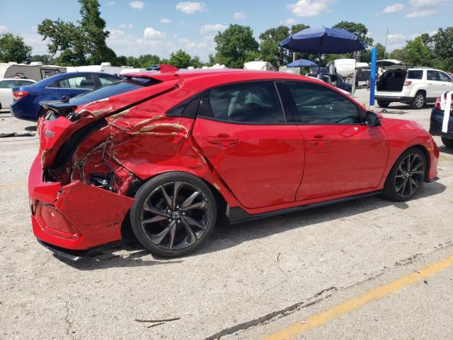 SHHFK7H96JU213410 - 2018 HONDA CIVIC SPORT TOURING RED photo 3