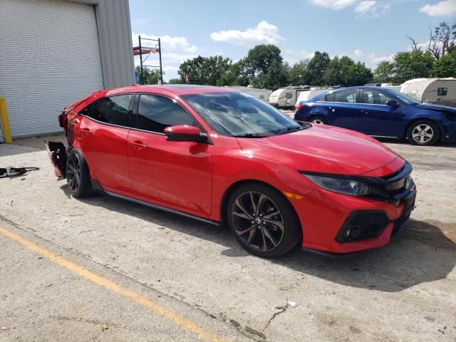 SHHFK7H96JU213410 - 2018 HONDA CIVIC SPORT TOURING RED photo 4