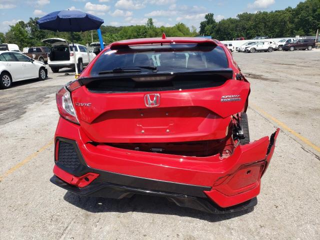 SHHFK7H96JU213410 - 2018 HONDA CIVIC SPORT TOURING RED photo 6