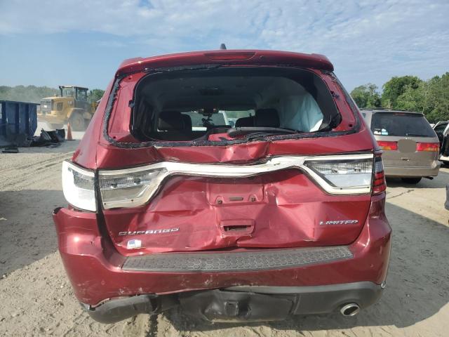 1C4RDHDG9FC904387 - 2015 DODGE DURANGO LIMITED BURGUNDY photo 6