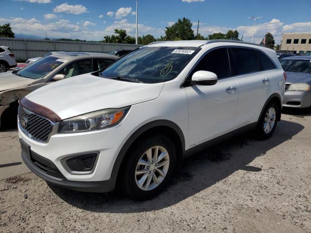 5XYPGDA30GG122386 - 2016 KIA SORENTO LX WHITE photo 1