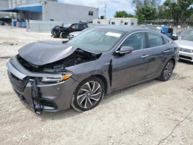 19XZE4F92KE014126 - 2019 HONDA INSIGHT TOURING GRAY photo 1