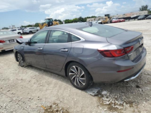 19XZE4F92KE014126 - 2019 HONDA INSIGHT TOURING GRAY photo 2