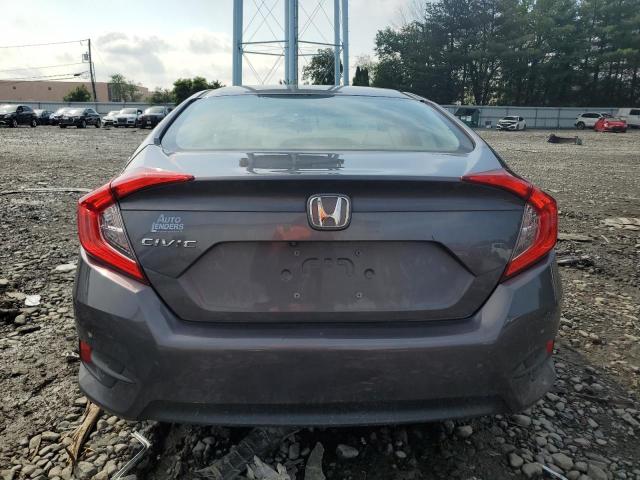 2HGFC2F56JH568073 - 2018 HONDA CIVIC LX ნაცრისფერი ფოტო 6