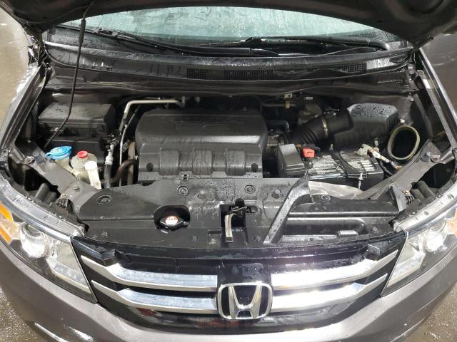 5FNRL5H61GB145533 - 2016 HONDA ODYSSEY EXL GRAY photo 12