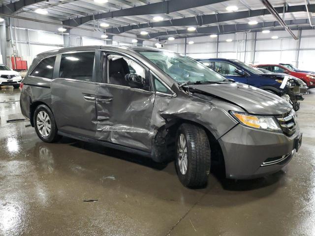 5FNRL5H61GB145533 - 2016 HONDA ODYSSEY EXL GRAY photo 4