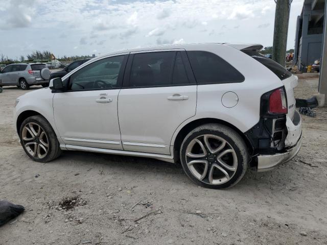 2FMDK3AK7BBA15038 - 2011 FORD EDGE SPORT Blanc photo 2