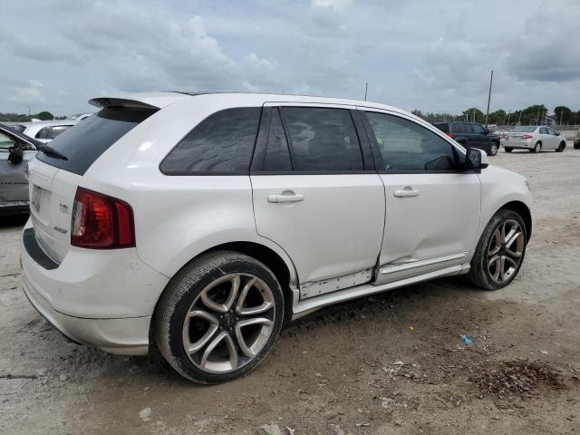 2FMDK3AK7BBA15038 - 2011 FORD EDGE SPORT Blanc photo 3