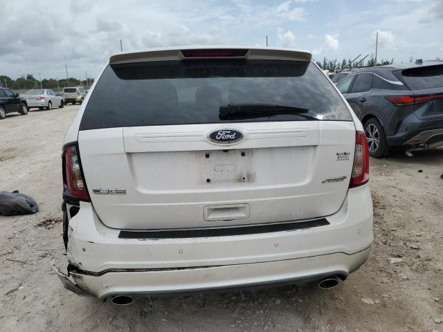 2FMDK3AK7BBA15038 - 2011 FORD EDGE SPORT Blanc photo 6