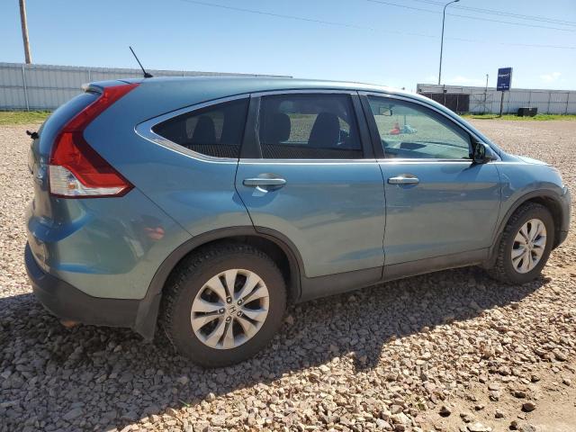 5J6RM4H56DL042786 - 2013 HONDA CR-V EX TEAL photo 3