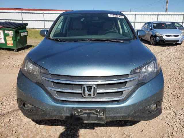 5J6RM4H56DL042786 - 2013 HONDA CR-V EX TEAL photo 5